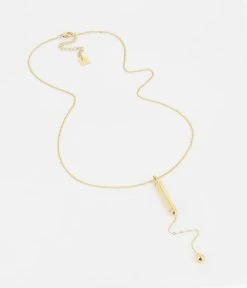 Collier Styletto (Acier Doré)