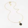 Sautoir Trifolium (Acier Doré) -Zagbijoux Boutique SNM16496 01BLK WEB