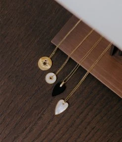 Collier Good Times (Acier Doré) -Zagbijoux Boutique SNM18065 01WHT N