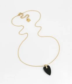 Collier Calliope (Acier Doré) 10 Collier Calliope (Acier Doré) -Zagbijoux Boutique SNM18322 01BLK WEB