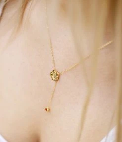 Collier Muladhara (Acier Doré) -Zagbijoux Boutique SNM20301 01RED P1