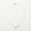 Collier Clover (Acier Doré) -Zagbijoux Boutique SNS0480 01UNI