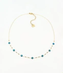 Collier Zoé (Acier Doré) -Zagbijoux Boutique SNS10579 01BLU scaled 669798fb e58a 4927 828b fa9fdb8d4428