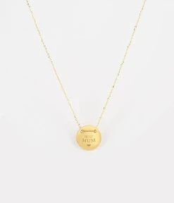 Collier Best Mum (Acier Doré)