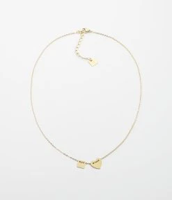 Collier Lucky Heart (Acier Doré)
