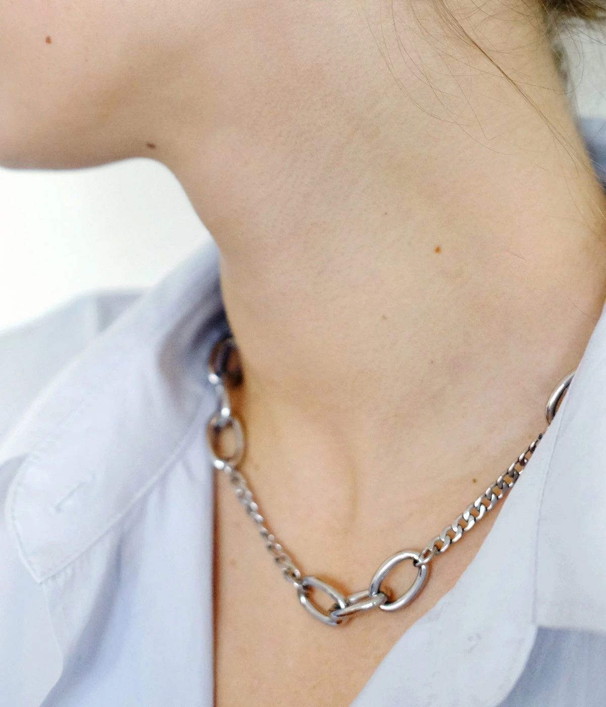 Collier Lee (Acier) 4 Collier Lee (Acier) – Image 2