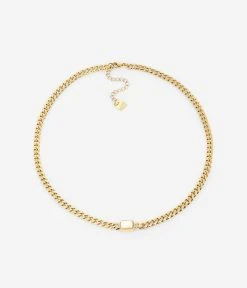 Collier Ulysse (Acier Doré) -Zagbijoux Boutique SNS11018 01SEL 01 WEB