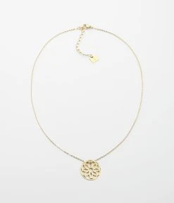 Collier Vitrail (Acier Doré)