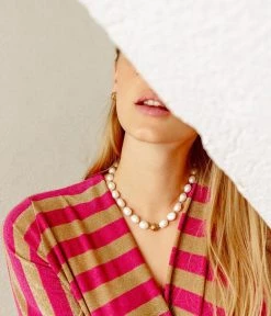 Collier Princess Of Wales (Acier Doré) 12 Collier Princess Of Wales (Acier Doré) -Zagbijoux Boutique SNS12390 01SEL P3