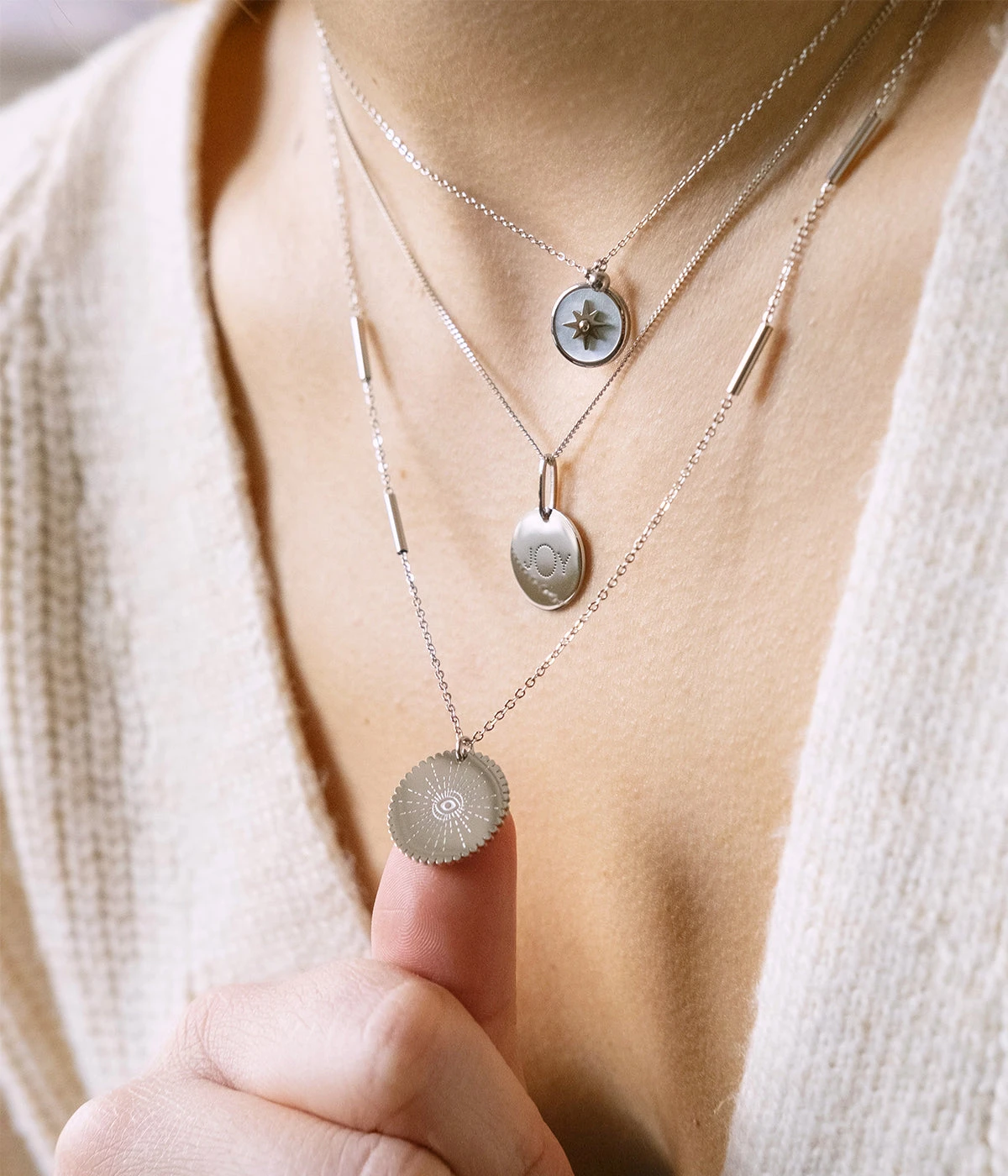 Collier Joy (Acier) 4 Collier Joy (Acier) – Image 2