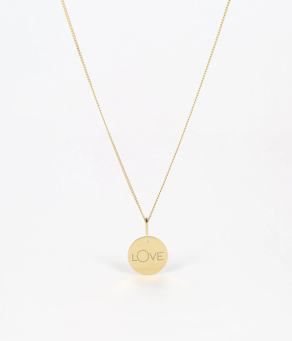Collier Love (Acier Doré) 7 Collier Love (Acier Doré) – Image 5