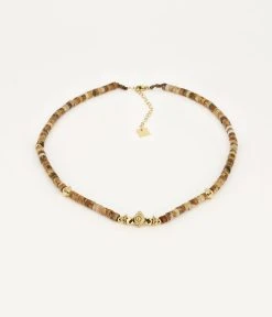 Collier Sierra (Acier Doré) -Zagbijoux Boutique SNS13828 01CFE WEB