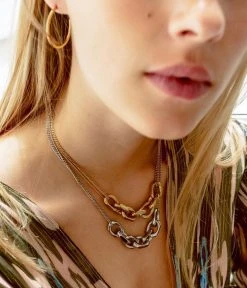 Collier Shiro (Acier Doré) -Zagbijoux Boutique SNS13888 01UNI P3