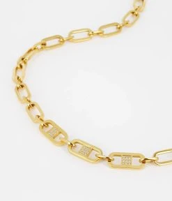 Collier Délia (Acier Doré) 6 Collier Délia (Acier Doré) -Zagbijoux Boutique SNS15127 01WHT WEB2