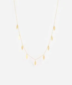 Collier Flora (Acier Doré)
