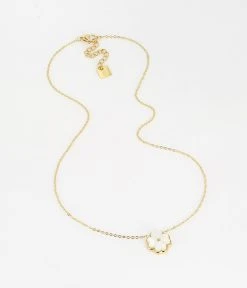 Collier Trifolium (Acier Doré) -Zagbijoux Boutique SNS16496 01SEL WEB
