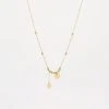 Collier Lucile (Acier Doré) -Zagbijoux Boutique SNS16639 01UNI WEB