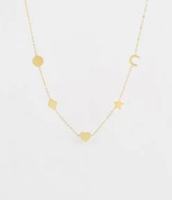 Collier Naëlle (Acier Doré)