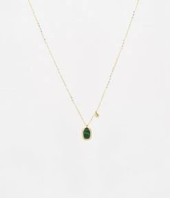 Collier Lilou (Acier Doré) 9 Collier Lilou (Acier Doré) -Zagbijoux Boutique SNS18209 01GRN WEB