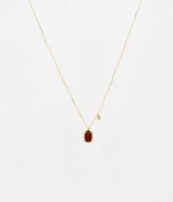 Collier Lilou (Acier Doré) 10 Collier Lilou (Acier Doré) -Zagbijoux Boutique SNS18209 01RED WEB
