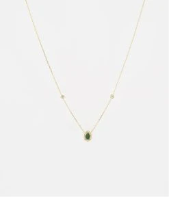 Collier Tux (Acier Doré) -Zagbijoux Boutique SNS18299 01GRN WEB