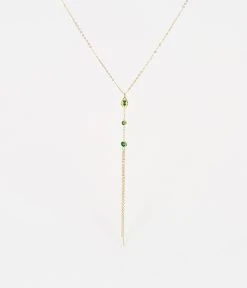 Collier Sémélé (Acier Doré) -Zagbijoux Boutique SNS18302 01GRN WEB