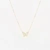 Collier Mariposa (Acier Doré) -Zagbijoux Boutique SNS18331 01SEL WEB
