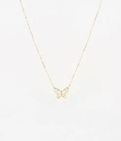 Collier Mariposa (Acier Doré)