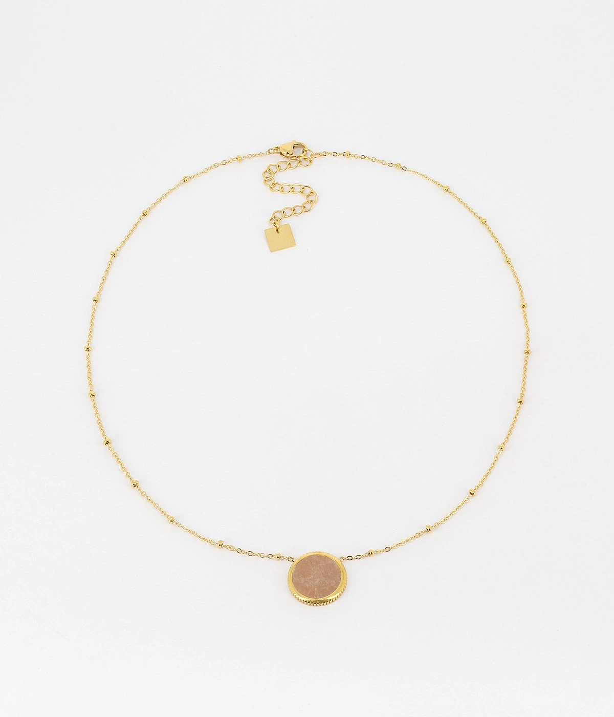 Collier Pearly (Acier Doré) 3 Collier Pearly (Acier Doré)