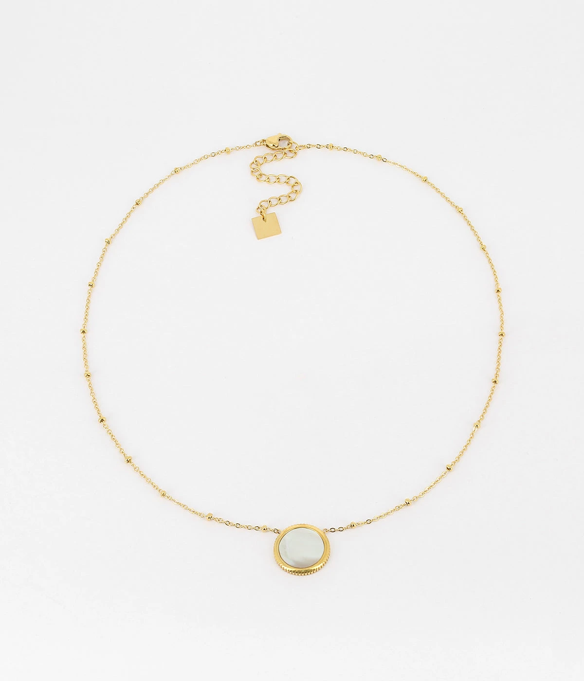 Collier Pearly (Acier Doré) 10 Collier Pearly (Acier Doré) – Image 8