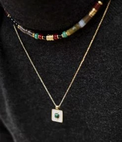 Collier Girona (Acier Doré) -Zagbijoux Boutique SNS19108 01MIX P1