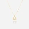 Collier Libra (Acier Doré) -Zagbijoux Boutique SNS19841 01WHT WEB