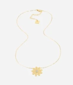 Collier Blomst (Acier Doré)