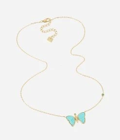 Collier Farfalla (Acier Doré)
