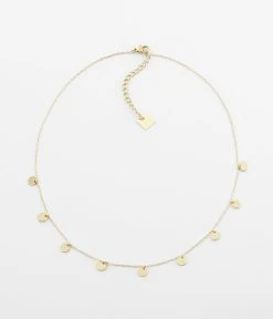 Collier Confettis (Acier Doré)
