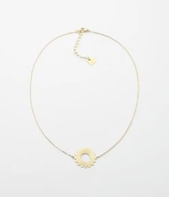 Collier Soleil (Acier Doré)