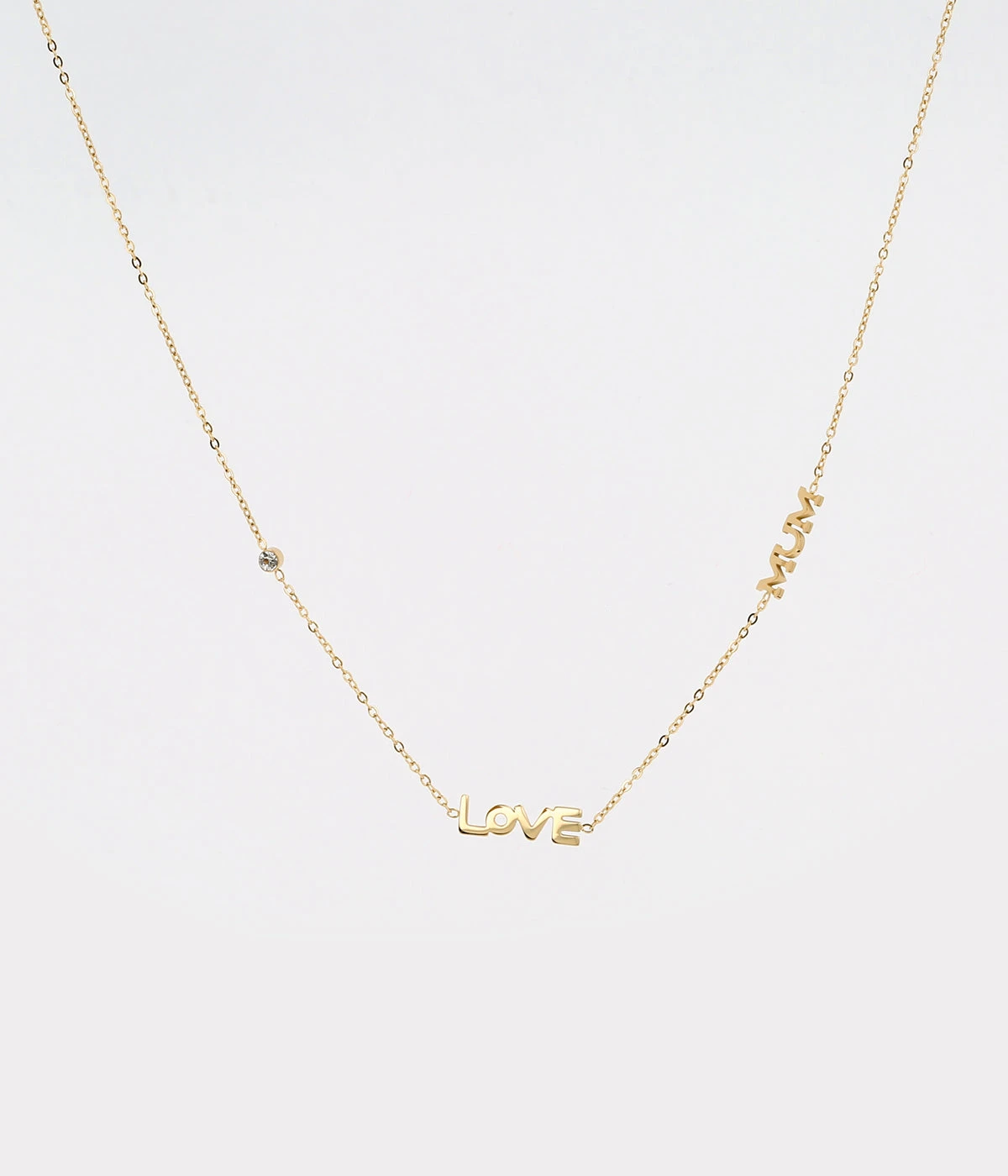 Collier Love Mum (Acier Doré) 3 Collier Love Mum (Acier Doré)