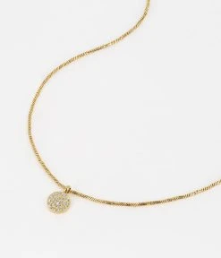 Collier Fame (Acier Doré) -Zagbijoux Boutique SNS9835 01WHT WEB2