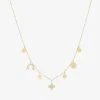 Collier Madison (Acier Doré) -Zagbijoux Boutique SNS9901 01WHT