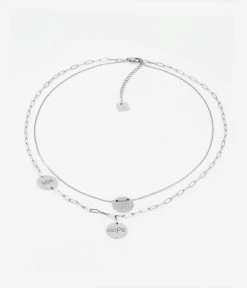 Collier Multi Charm Hope (Acier)