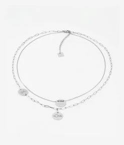 Collier Multi Charm Love (Acier)