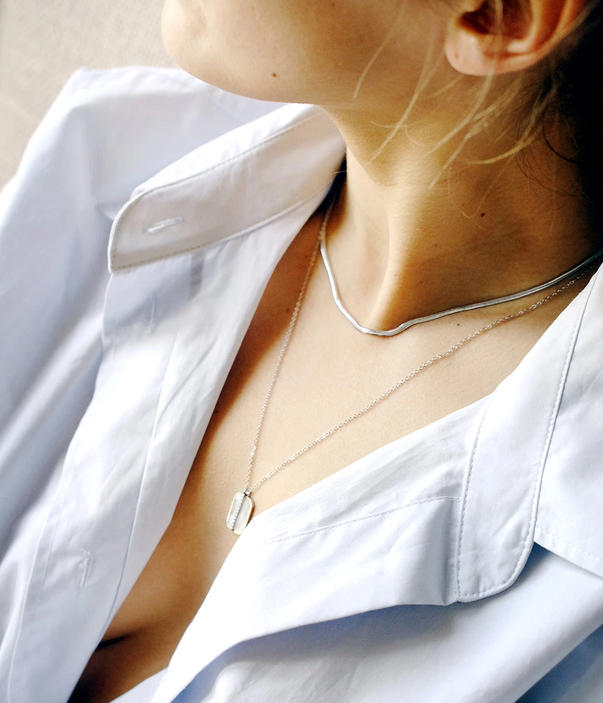 Collier Nikov (Acier) 4 Collier Nikov (Acier) – Image 2