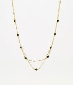 Collier Falls (Acier Doré) -Zagbijoux Boutique SNX14088 01BLK WEB 2c448eec 6bce 412a 9386 17e5d8ea3877