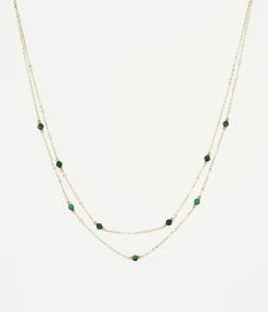 Collier Falls (Acier Doré) -Zagbijoux Boutique SNX14088 01GRN WEB 70680b46 1e79 4bac 9734 4bed10f329f3