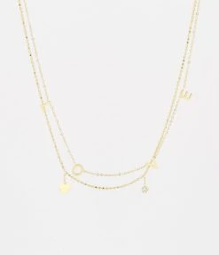 Collier Carina (Acier Doré)