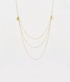 Collier Cascada (Acier Doré)