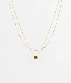 Collier Deauville (Acier Doré) -Zagbijoux Boutique SNX18227 01CFE WEB