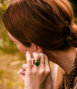 Bague Mona (Acier Doré) -Zagbijoux Boutique SRL18610 01MAT P2