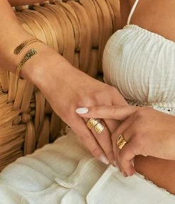 Bague Yasmine (Acier Doré) -Zagbijoux Boutique SRL19910 01MAT P