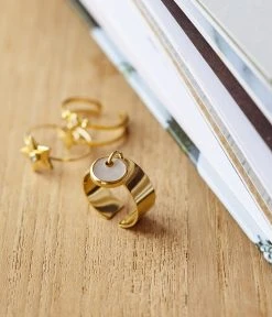 Bague Nacera (Acier Doré) -Zagbijoux Boutique SRM19658 01SEL NM1